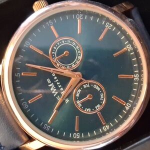 MVMT Black and Rose Gold Watch New With Tags
